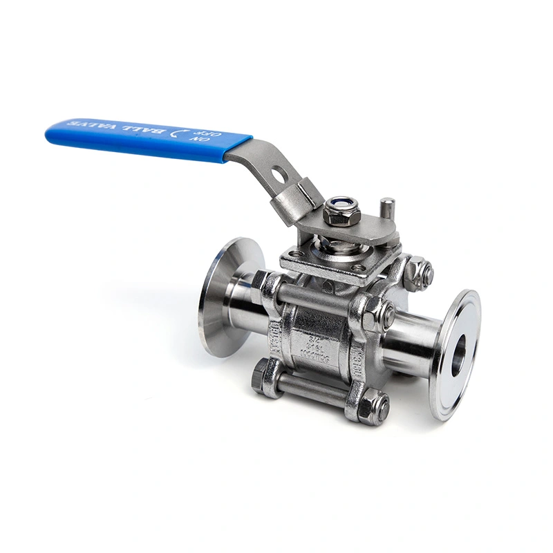 3PC บอลวาล์วสุขาภิบาล Tri-Clamp ที่ห่อหุ้มอย่างเต็มที่ 3PC บอลวาล์วสุขาภิบาล Tri-Clamp ที่ห่อหุ้มอย่างเต็มที่
